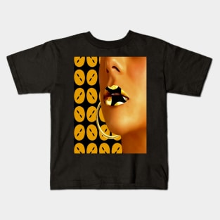 Golden buttons Kids T-Shirt